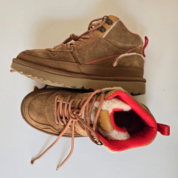 UGG Highland Hi Heritage Brown Suede Women's Boots size 6.5 - Picture 8 of 10
